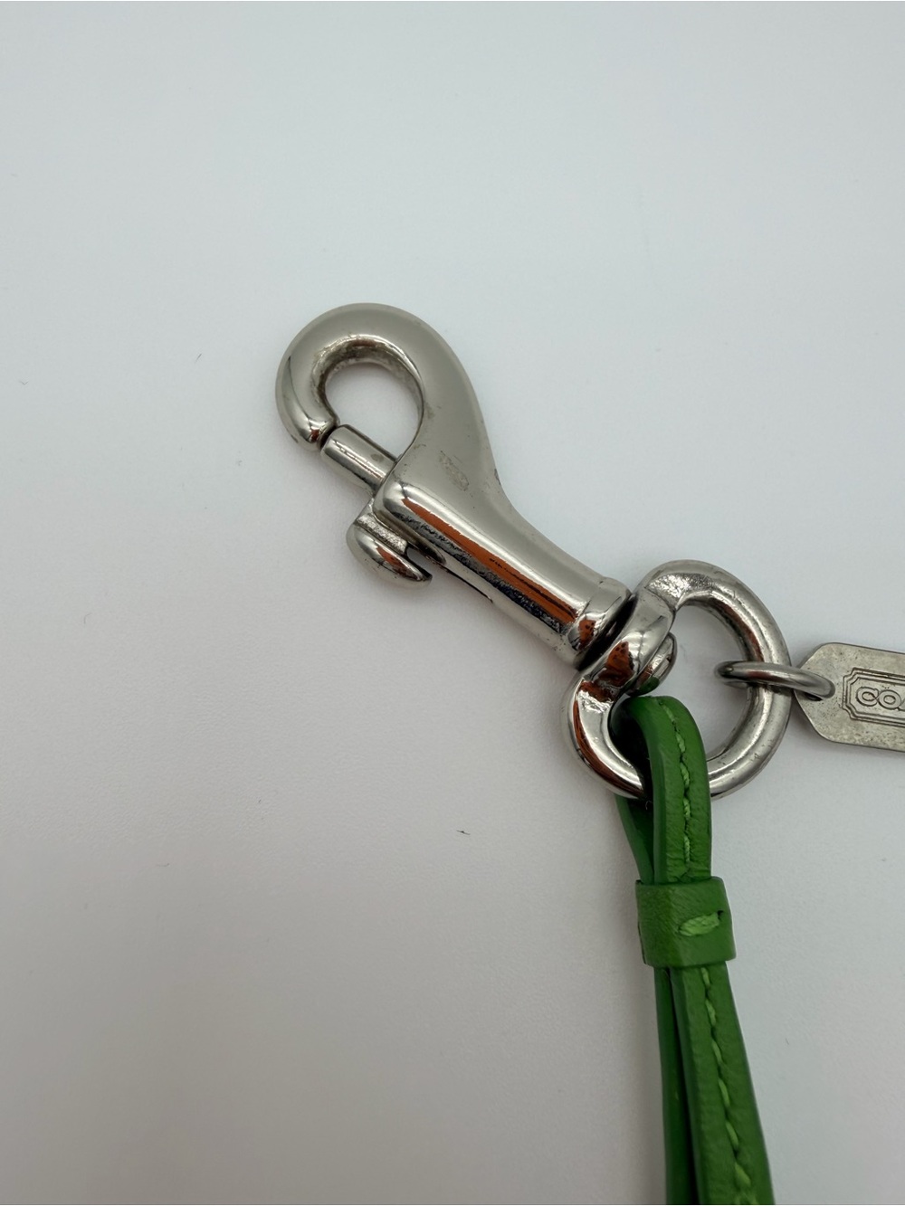 Coach Penelope Floral Lilly Flower Keychain Charm Silver Hardware Charm - Picture 5 of 8
